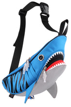 画像をギャラリービューアに読み込む, シャークウエストポーチ フィン コンビ BLU