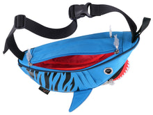 画像をギャラリービューアに読み込む, シャークウエストポーチ フィン コンビ BLU
