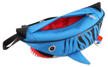 画像をギャラリービューアに読み込む, シャークウエストポーチ フィン コンビ BLU