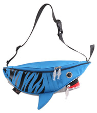 画像をギャラリービューアに読み込む, シャークウエストポーチ フィン コンビ BLU