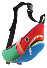 画像をギャラリービューアに読み込む, シャークウエストポーチ マルチ RED/BLU
