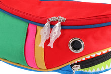 画像をギャラリービューアに読み込む, シャークウエストポーチ マルチ RED/BLU
